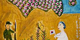 김복동 할머니 작품<br>'일본은 범하지 마라- 독도는 우리땅'
