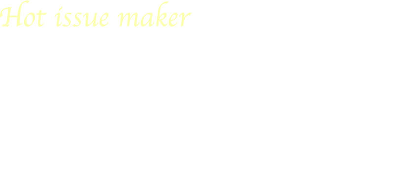 Hot issue maker TRUMP The Biggest News-Face in the world